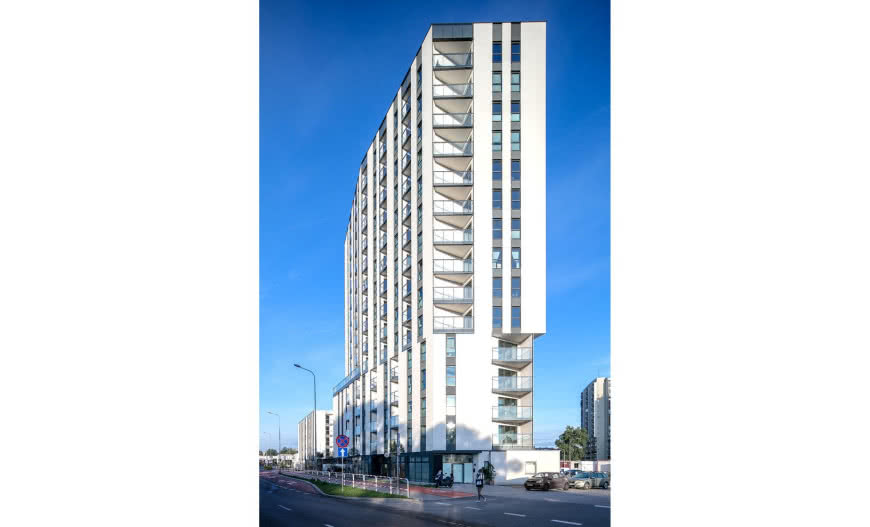 Łączniki Schöck Isokorb® w balkonach apartamentów Mogilska