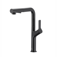 DUERO DESIGN BLACK bateria kuchenna z wyciąganą wylewką