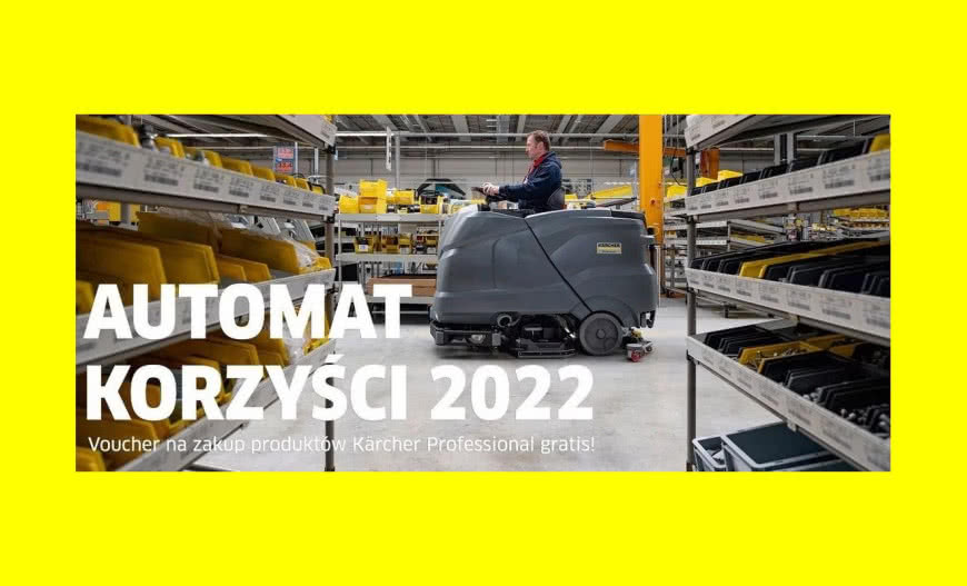 Promocja dla profesjonalistów - Kärcher Automat Korzyści 2022